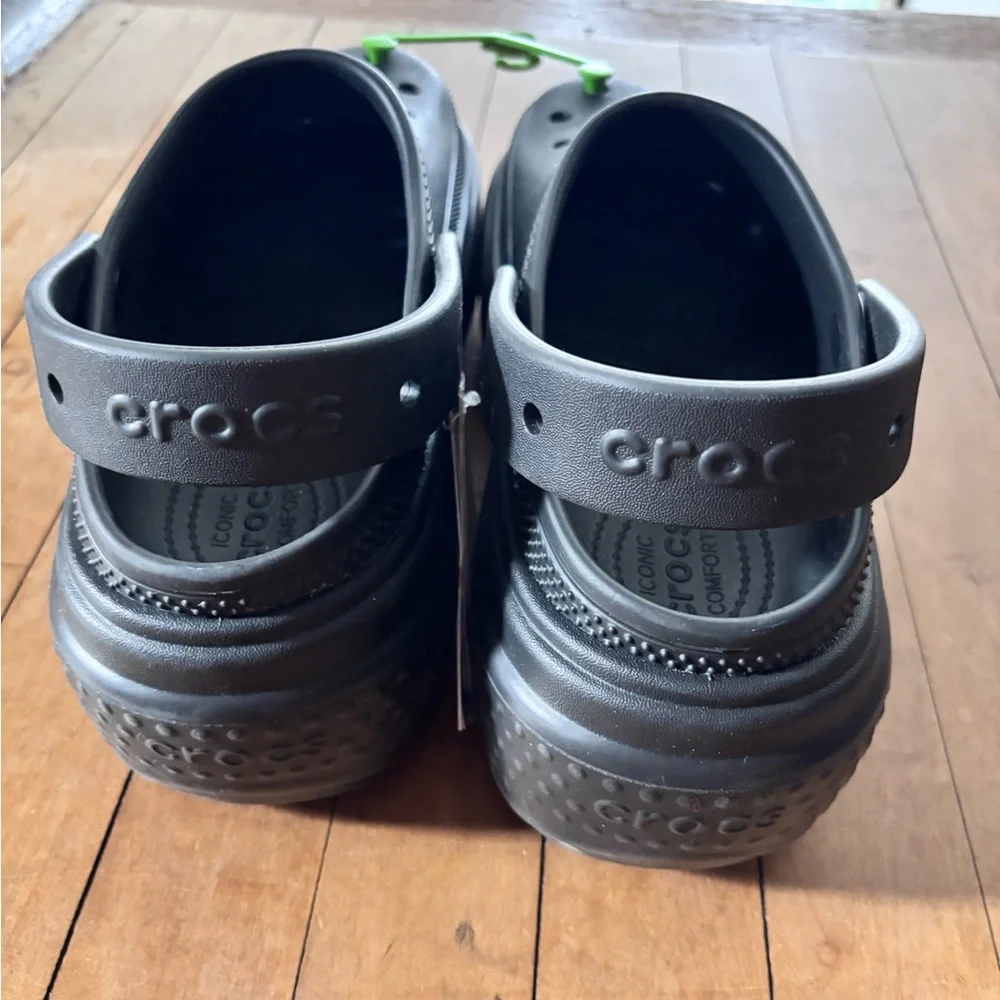 Stomp CROCS platform clogs size M 11 - Picture 2 of 4